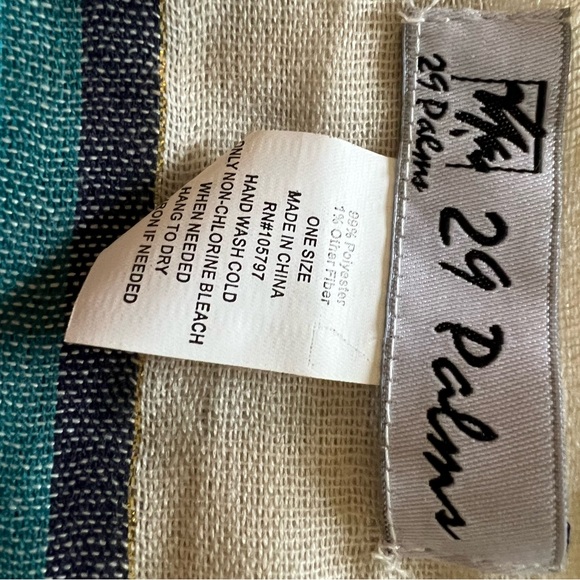 Striped Multicolor Scarf - Picture 4 of 4